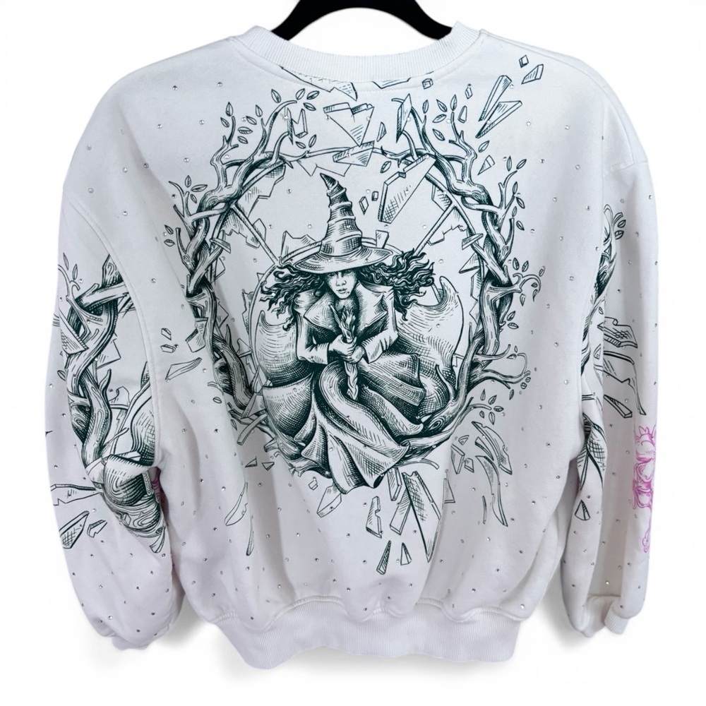 Wicked × Katie Kime Women's Good/Bad Graphic Pullover
Sweatshirt - Cream - Picture 5 of 8